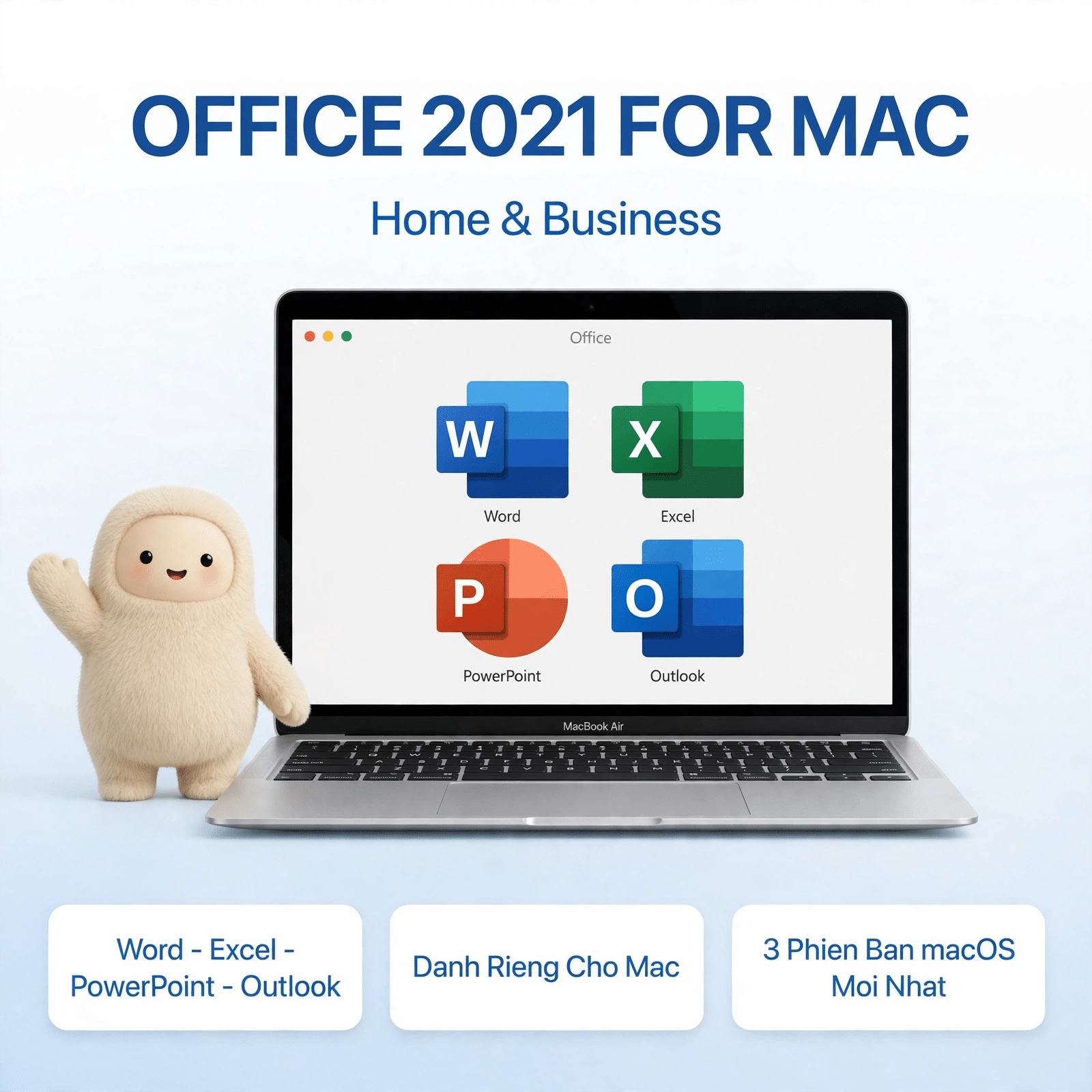 Microsoft Office Home & Business 2021 Cho Mac
